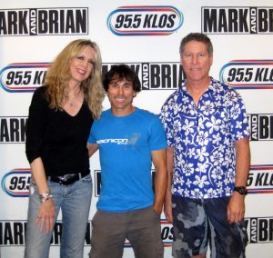 Cynthia Fox, Steve Messer & Mark Langton at KLOS