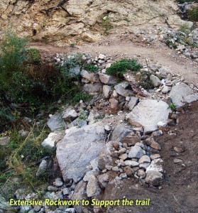 Extensive Rock work on Gabrielino Extensive Rock work on Gabrielino