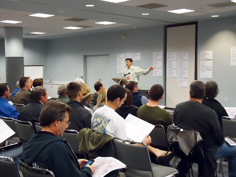 Jim Friedl talks about the process Jim Friedl talks about the process