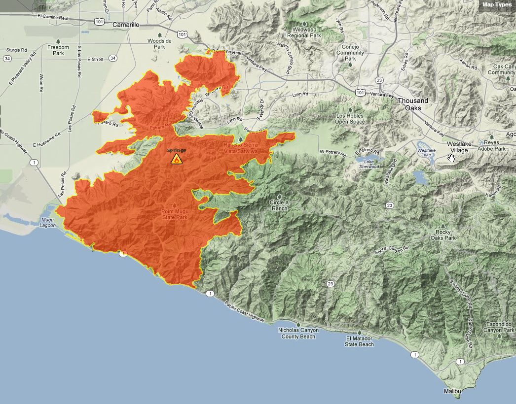 2013 Springs Fire Perimeter