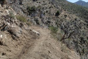 Restored Strawberry Peak trail