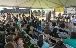 Judy Chu thanks the coalition of supporters