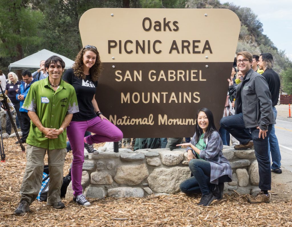 Steve, Taldi and Jean (REI), and Edward (NFF)