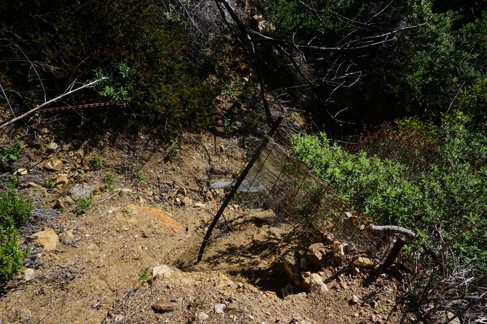 Failed switchback #16 will need extensive work