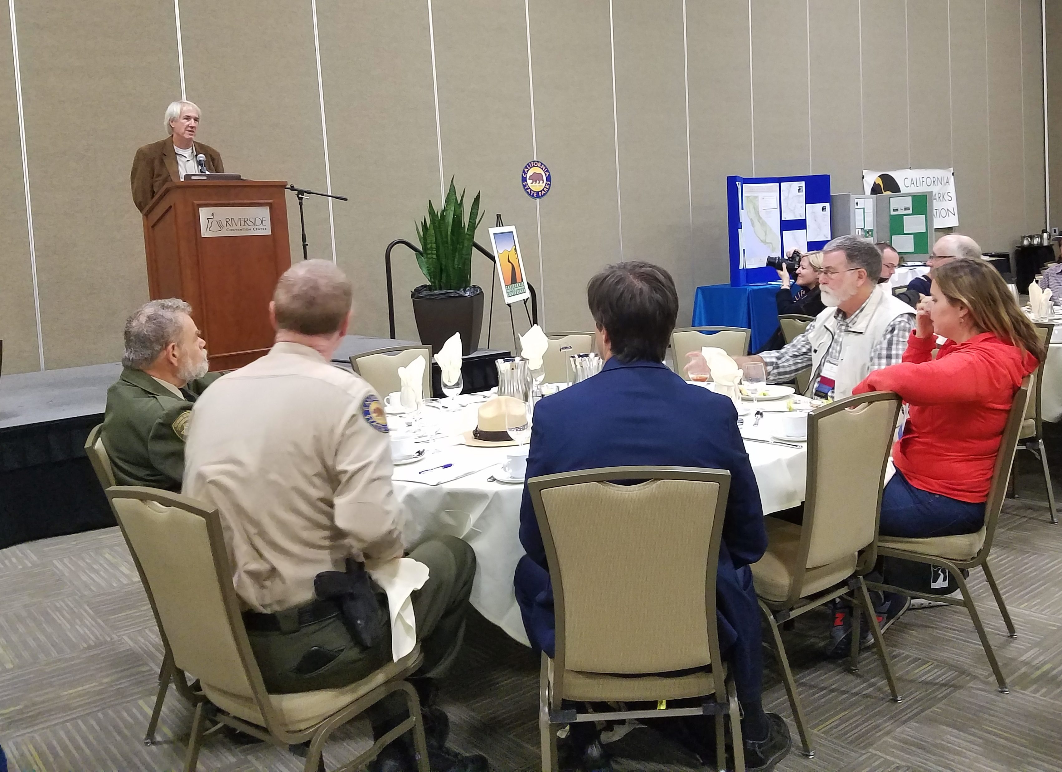 CORBA Founder Kurt Loheit introduces the dignitaries from the Santa Monica Mountains NRA